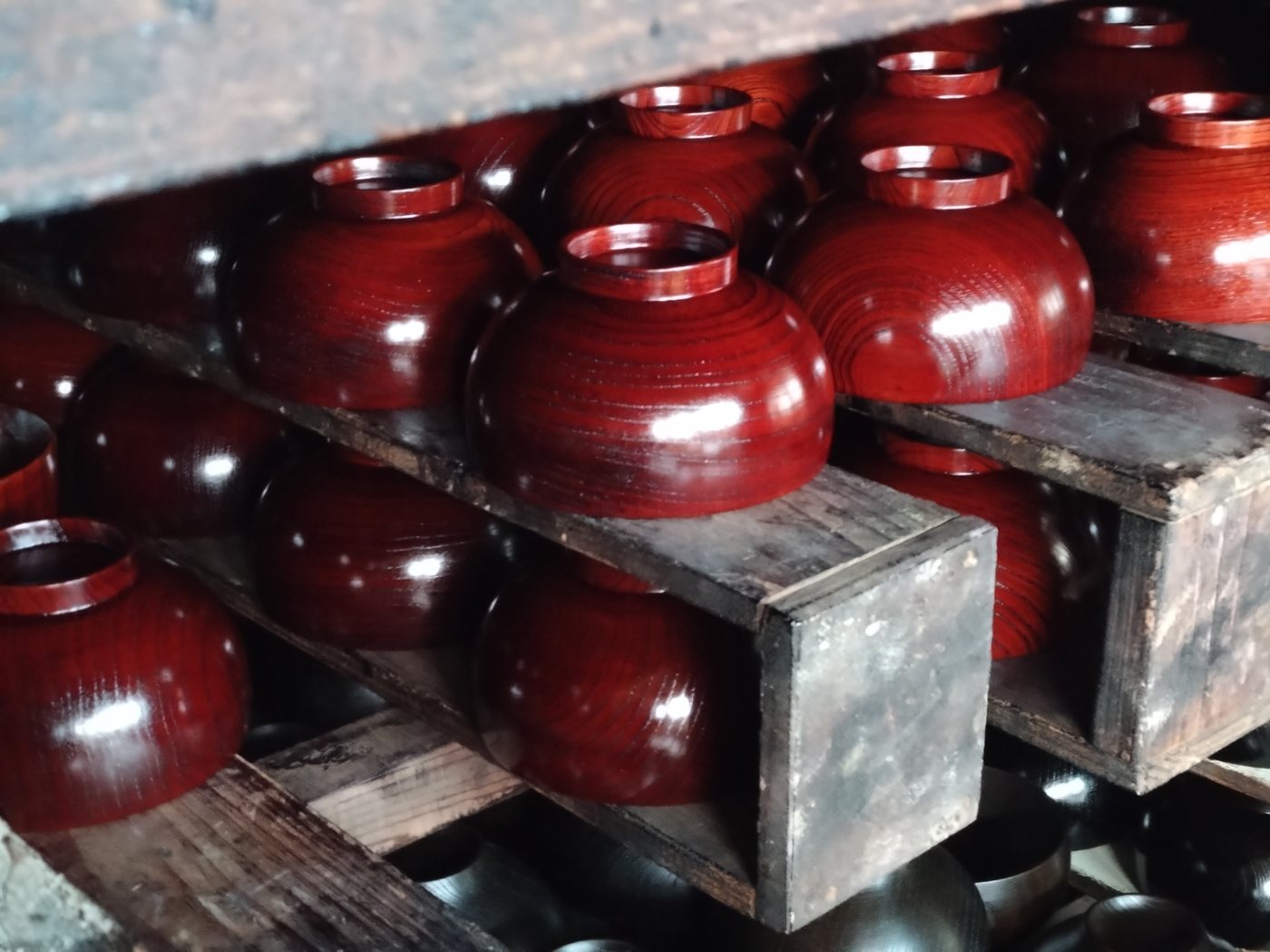 山中漆器の塗り